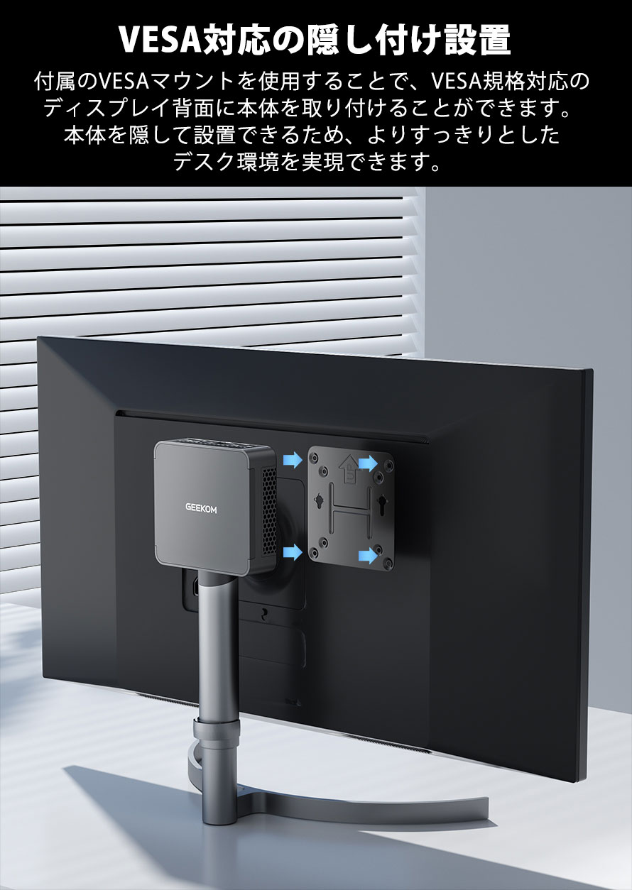 GEEKOM BIZ X13 ミニPC 第13世代 Intel® Core™ i9-13900HK